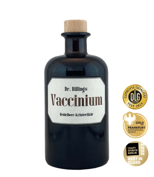 Dr. Billings Vaccinium prämierter Kräuterlikör
